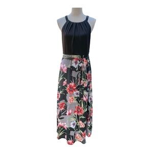 Be by CHEETA B Sleeveless Floral Maxi Dress. Size 8